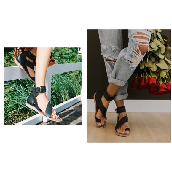 NWT Free People Vale Boot Sandals Black MSRP $168 - Picture 14 of 16